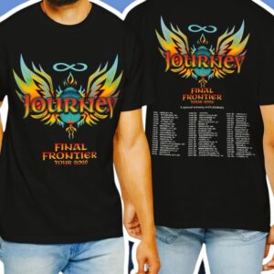2026 Journey Final Frontier Tour Concert Dates Graphic Shirt