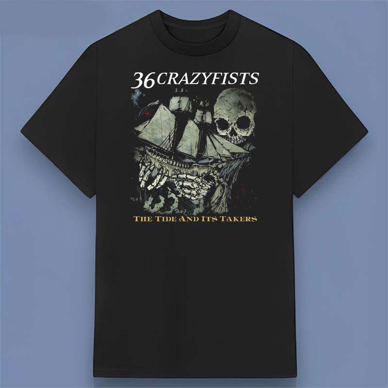 36 Crazyfists The Tide and Its Takers 2008 Album T Shirt