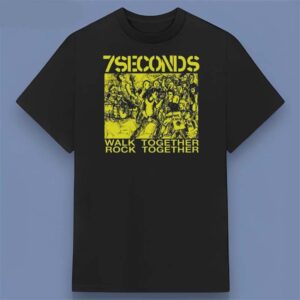 7 Seconds Walk Together Rock Together 1985 Graphic T Shirt