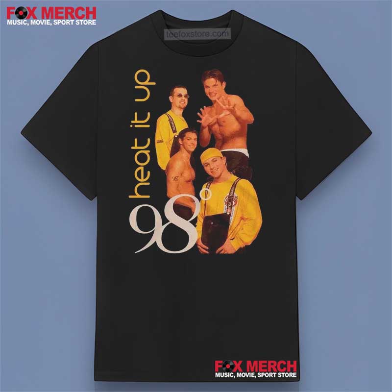 98 Degrees Heat It Up 1998 Graphic Shirt