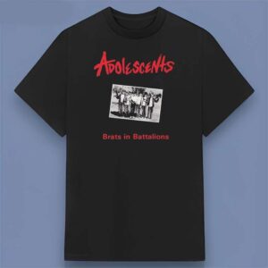 Adolescents Band Brats In Battalions 1987 Retro Shirt