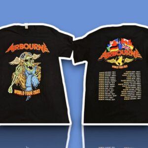 Airbourne World Tour 2022 Concert Graphic Shirt