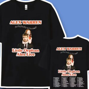 Alex Warren Little Orphan Alex Live Tour 2026 Dates Graphic Shirt