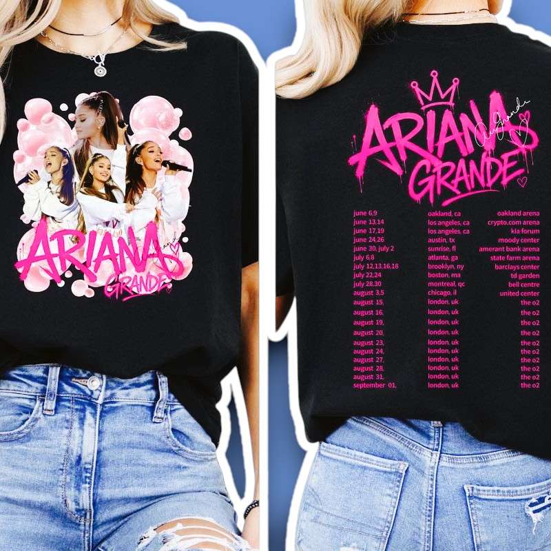 Ariana Grande Eternal Sunshine Tour 2026 Unisex T Shirt For Fans