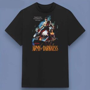 Army Of Darkness Trapped In Time Movie Graphic Unisex T Shirt