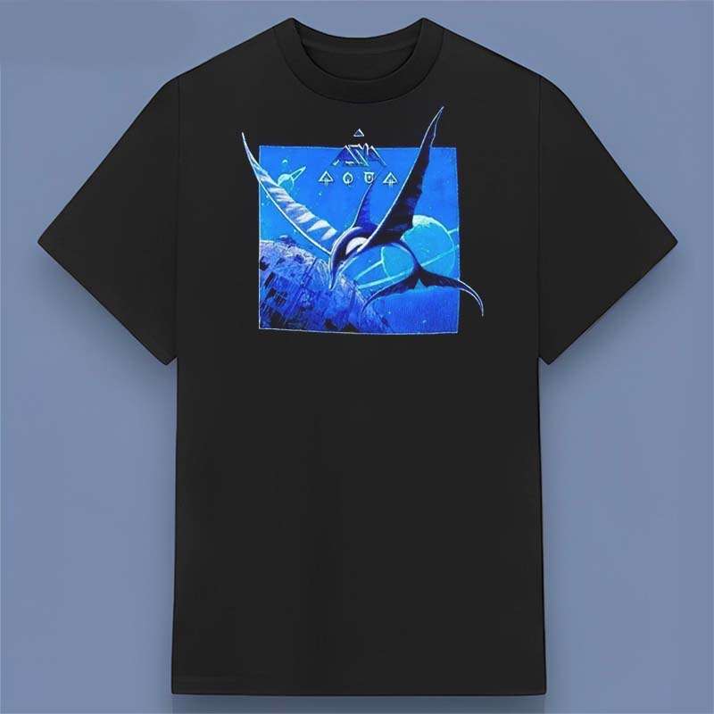 Asia Aqua Tour 1992 Retro Graphic Unisex T Shirt