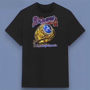 Atlanta Braves World Series Champions 1995 Retro Graphic Shirt