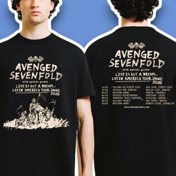 Avenged Sevenfold Life Is But A Dream Latin America Tour 2026 Dates ...