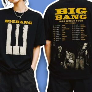 BIGBANG 2026 World Tour Graphic Unisex T Shirt