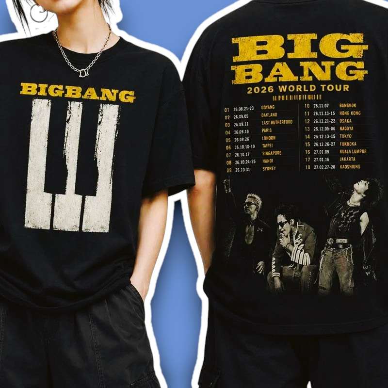BIGBANG 2026 World Tour Graphic Unisex T Shirt