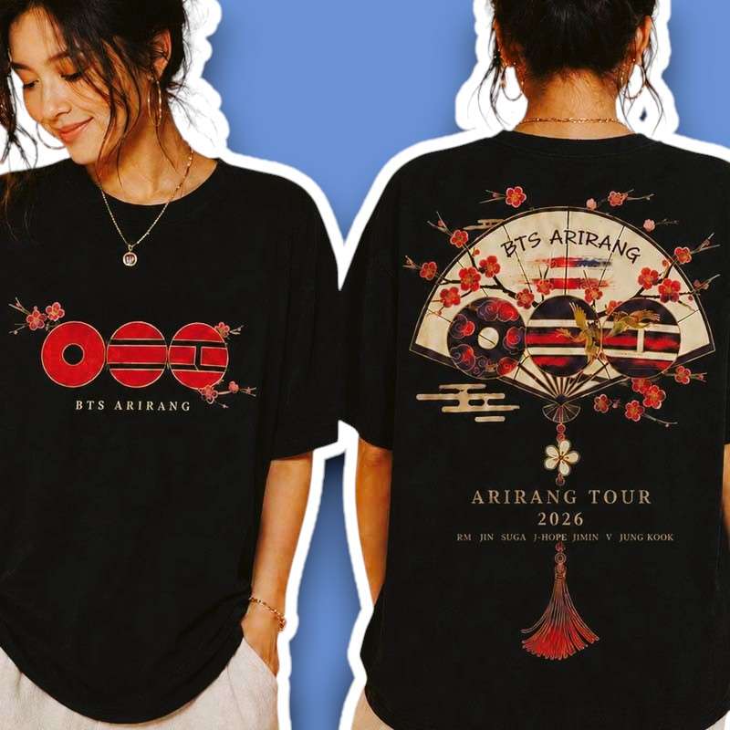 BTS Arirang Korean Folding 2026 Graphic T Shirt