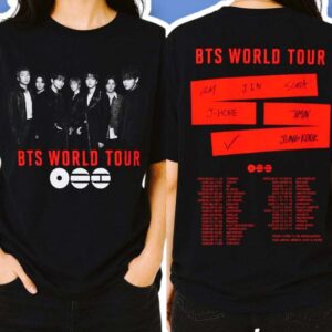 BTS World Tour 2026 Concert Graphic T Shirt
