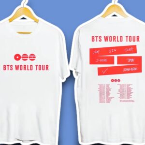BTS World Tour 2026 Dates Graphic Shirt