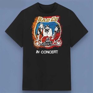 Bad Company In Concert Band Graphic Shirt