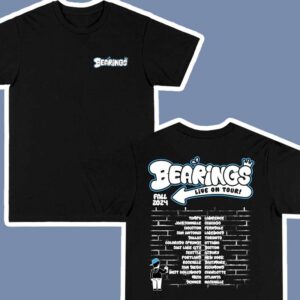 Bearings Tour 2024 Concert Dates Graphic T Shirt