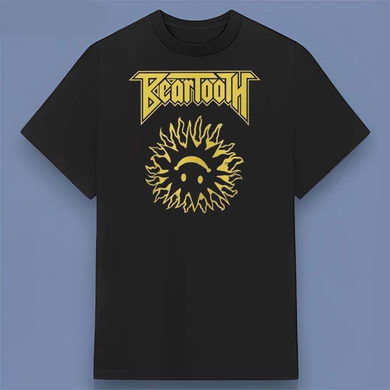 Beartooth Rock Band Black Cotton Shirt