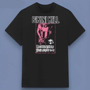 Bikini Kill Revolution Girl Style Now Album 1991 Retro T Shirt