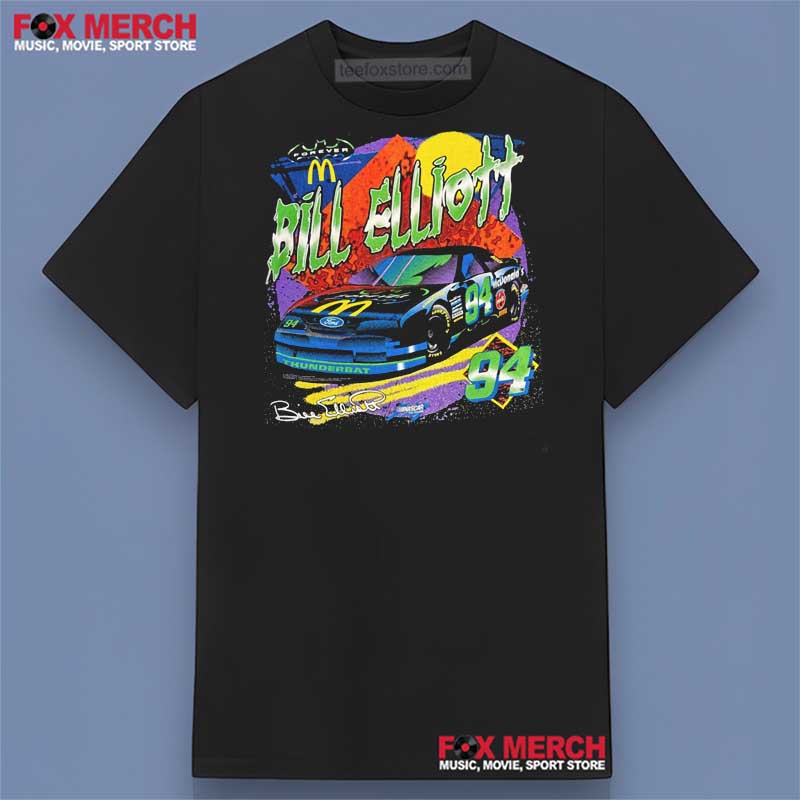 Bill Elliott Nascar McDonald's Batman 1995 Graphic Shirt