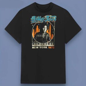 Billy Joel New York City 1973 Retro Graphic T Shirt For Fans