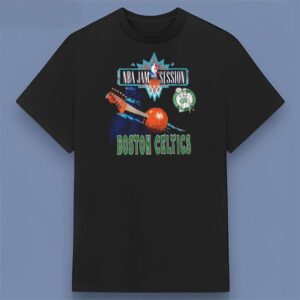 Boston Celtics NBA Jam Session 90s Retro Graphic Shirt