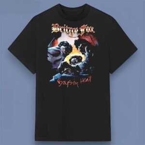 Britny Fox Band Boys In Heat 1990 Retro T Shirt