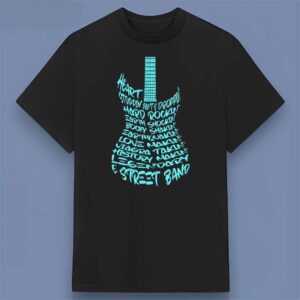 Bruce Springsteen E Street Band Guitar Style T Shirt