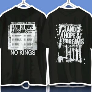 Bruce Springsteen E Street Band Land Of Hope Dreams Tour 2026 Concert Graphic T Shirt For Fans