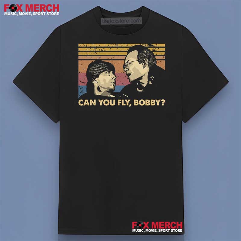 Can You Fly, Bobby RoboCop Movie Graphic Shirt