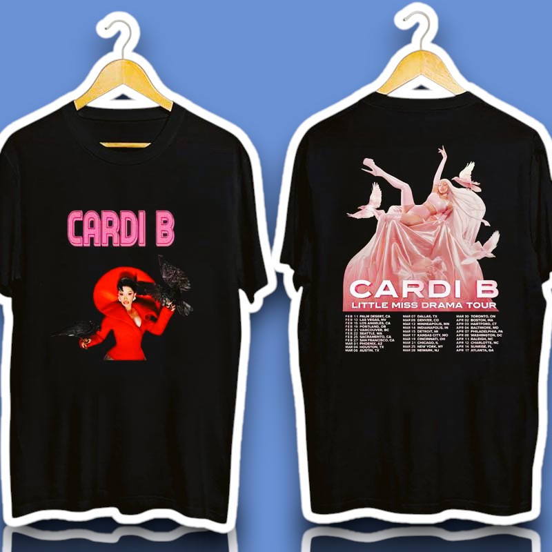 Cardi B Little Miss Drama Tour 2026 Graphic Shirt