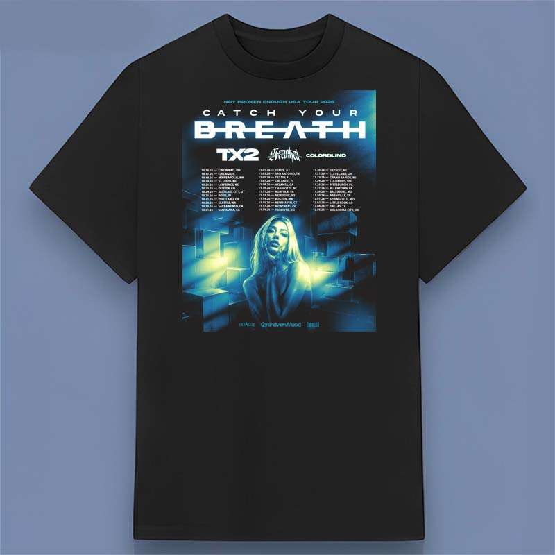 Catch Your Breath TX2 Arankai Colorblind Tour 2026 Graphic T Shirt