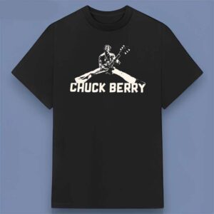 Chuck Berry Dancing Guitar Graphic T Shirt