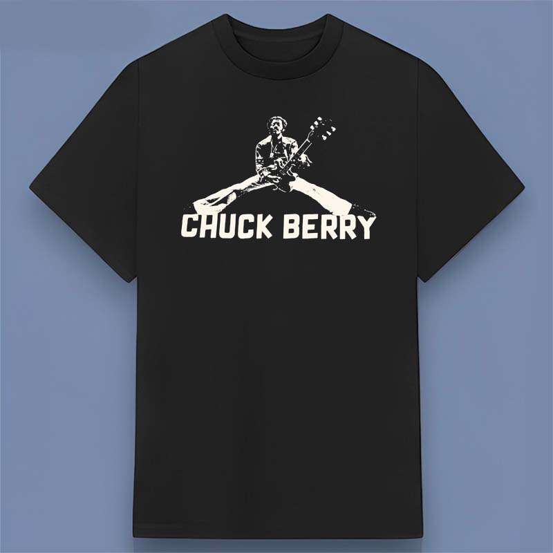 Chuck Berry Dancing Guitar Graphic T Shirt