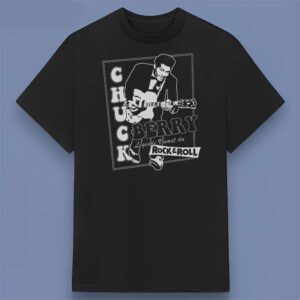 Chuck Berry Guitar Legend Rock n Roll Graphic T Shirt