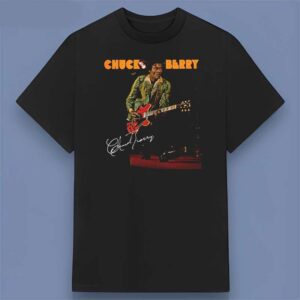 Chuck Berry Guitar On Stage Graphic Unisex T Shirt
