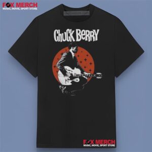 Chuck Berry Guitar Retro Style Graphic Shirt