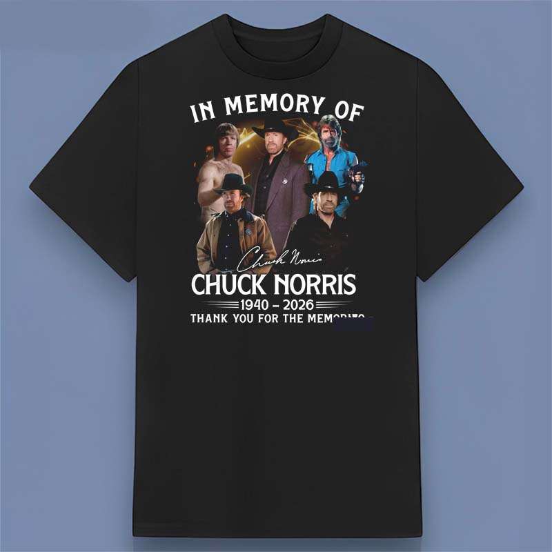 Chuck Norris Signature 1940 2026 Graphic T Shirt