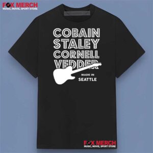 Cobain Staley Cornell Vedder Made In Seattle Graphic Shirt