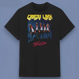 Crazy Lixx Thrill Of The Bit Album Graphic T Shirt