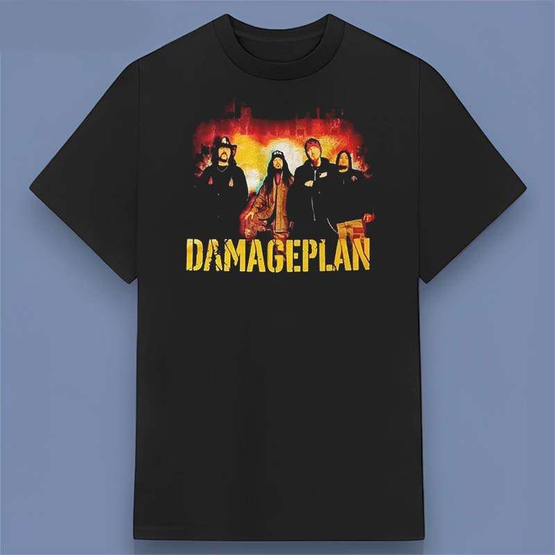 Damageplan Band Members Graphic Unisex T Shirt For Fans