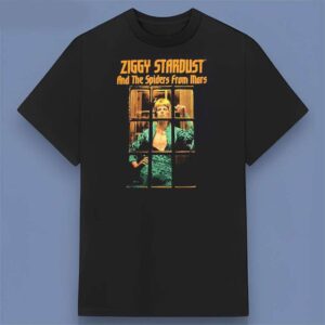 David Bowie Ziggy Stardust And the Spiders from Mars Graphic Unisex T Shirt For Fans