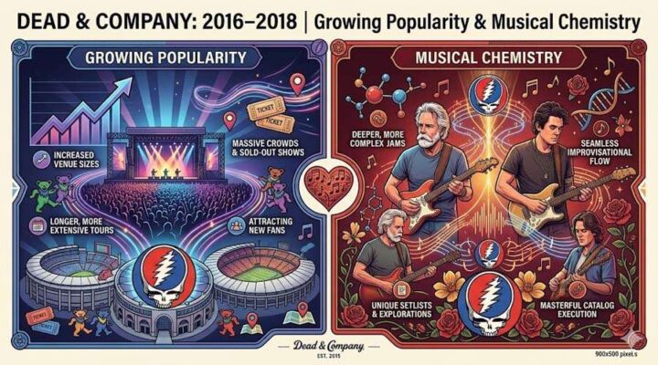 Dead & Company 2016–2018 Growing Popularity and Musical Chemistry