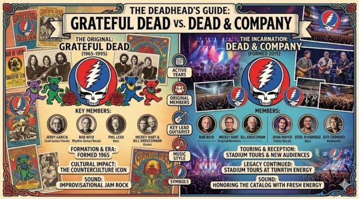 Dead & Company vs Grateful Dead