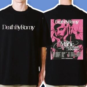 Death By Romy The Manic Dream Tour 2026 Concert Dates Graphic Shirt