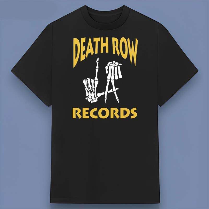 Death Row Records Sign Black Unisex T Shirt For Fans