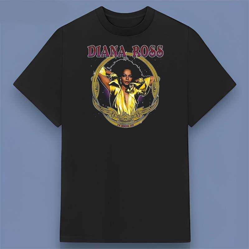 Diana Ross Mirror Mirror 1981 Retro T Shirt