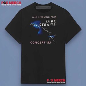 Dire Straits Love Over Gold Concert '83 Graphic Shirt