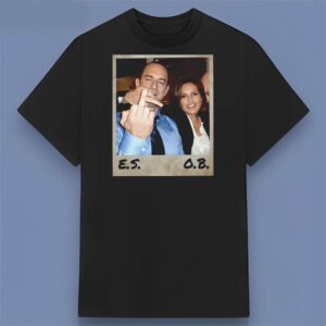 Elliot Stabler And Olivia Benson Middle Finger Funny Photo Graphic T Shirt