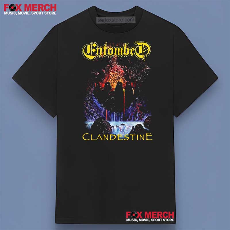 Entombed Clandestine Album Graphic Unisex Shirt