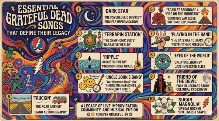 Essential Grateful Dead Songs That Define Their Legacy
