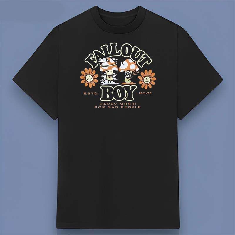 Fall Out Boy Happy Music For Sad People Graphic Unisex T Shirt